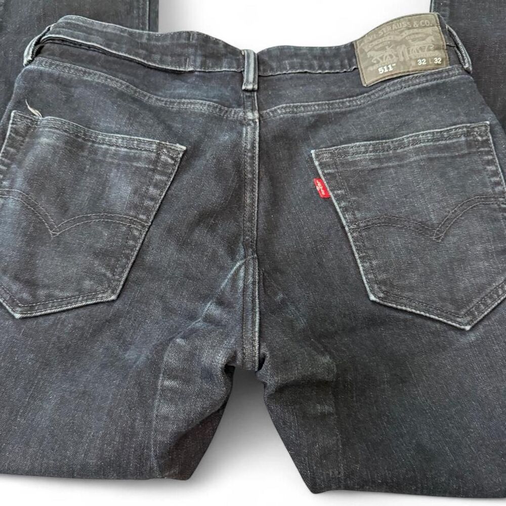 Levi’s 511 Slim Fit Jeans Men’s 32x32 Dark Wash - Picture 3 of 5